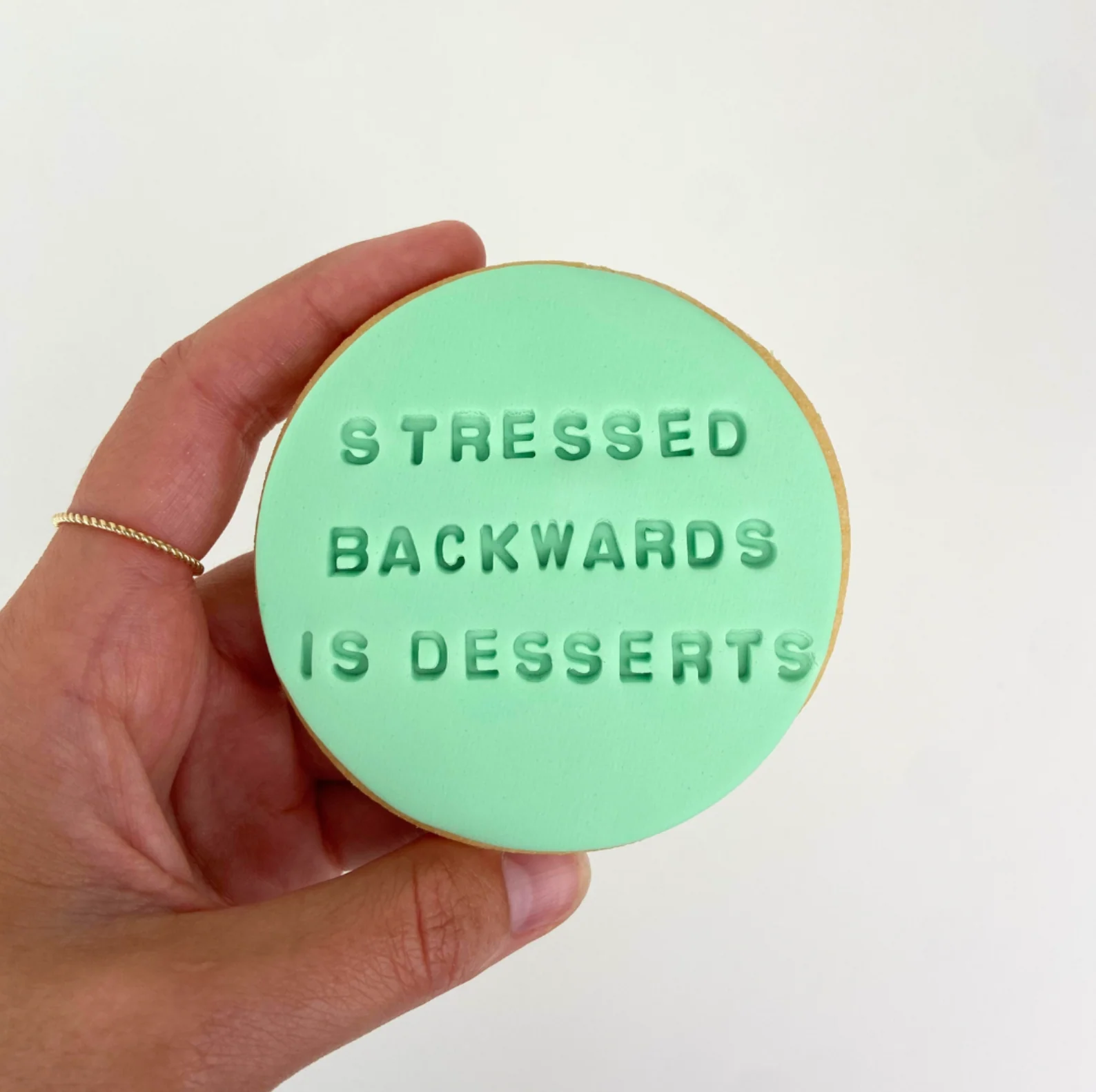 Individual Personalised Text Cookie - Image 3
