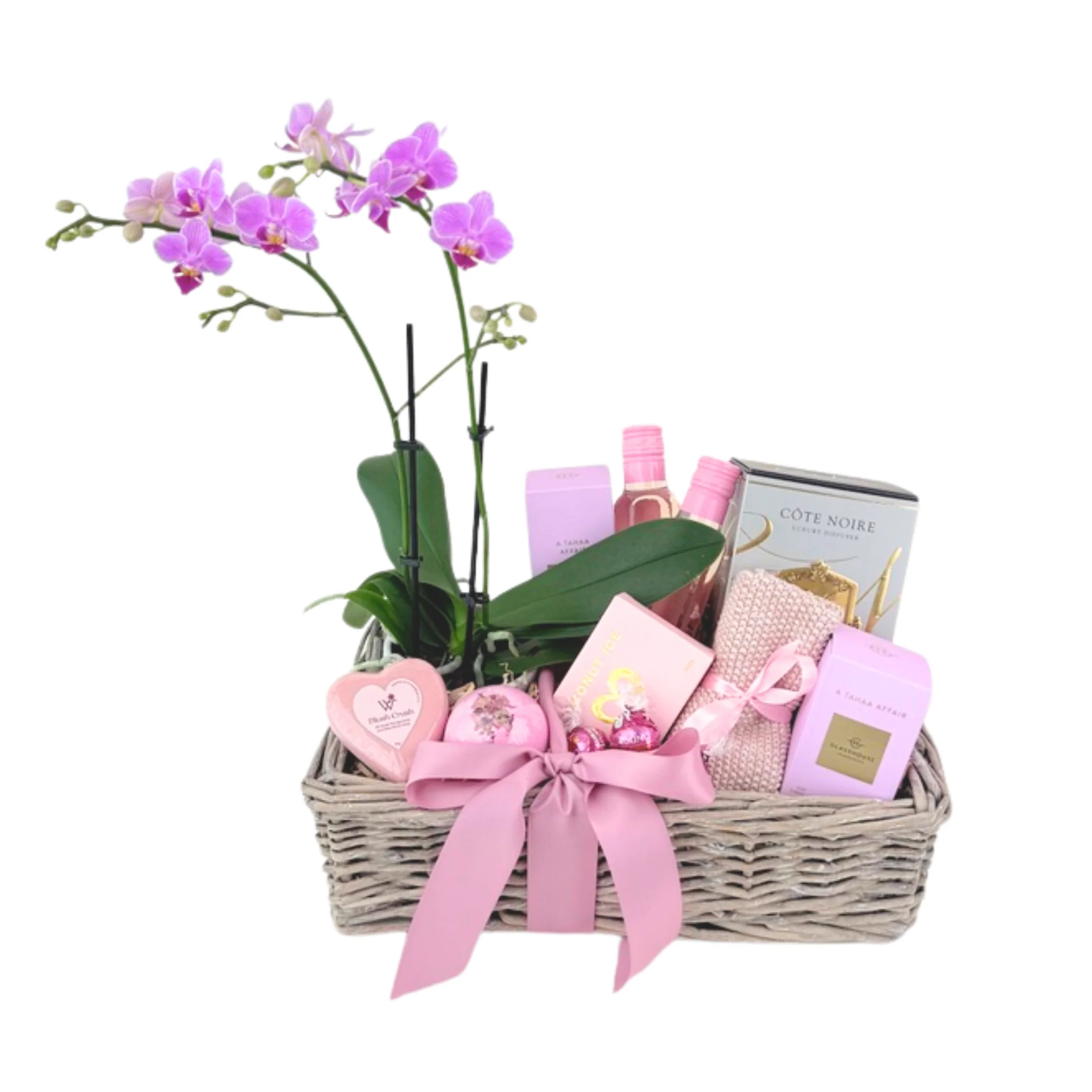 Lush Pink Gift Basket